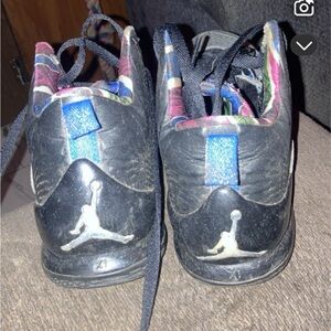 Kids Black and Blue Sneakers